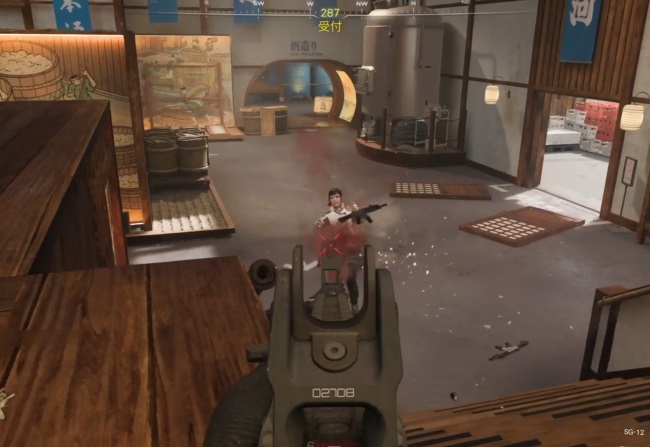 COD BO7のSG12のアイアンサイト